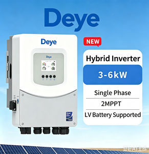 Onduleur hybride monophasé Deye 5KW 6KW économique avec couplage CA pour rétrofiter les systèmes solaires existants IP65 - Product Image 1