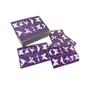 메이샹 도매 수성 임시 바디 아트 타투 스텐실 페이스 페인팅 키트 용품 - Product Image 3