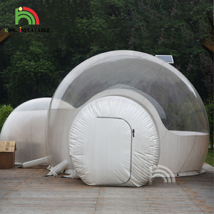Semi-transparent Gonflable Bulle Hôtel Maison Chambre Jardin <span class=keywords><strong>Camping</strong></span> Plein Air Lodge Location Transparent Bulle Tente - Product Image 2