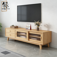 Meuble TV en bois écologique sur mesure, fabriqué en usine, prix abordable, prêt à être expédié, pour salon et chambre.