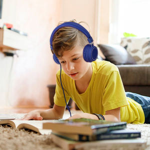 AD09 85db bébé étudiant sac d'école Microphone câbles couleur enfant <span class=keywords><strong>casque</strong></span> <span class=keywords><strong>pour</strong></span> garçons filles enfants <span class=keywords><strong>casque</strong></span> - Product Image 6