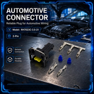 2 Pin TE EV1 Connectors Fuel Injector Connectors Auto Wire Harness <b>Socket</b> 829441-1 881739-1 DJ7023C-3.5-21 - Product Image 3