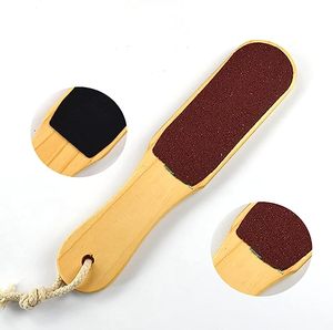 Strumento professionale per la cura dei piedi lima per piedi in legno trattamento dei talloni screpolati rimuove i calli - Product Image 3