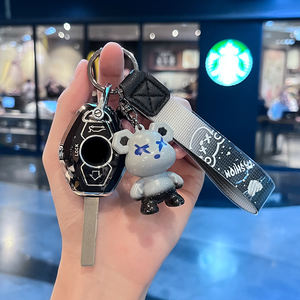 Convient pour <span class=keywords><strong>BMW</strong></span> Old Straight Key Holder X3 5 Z3 4 3 5 7 Series E38 E39 <span class=keywords><strong>E46</strong></span> E83 Car Bag Buckle keychain - Product Image 5