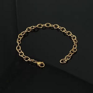 Cadena de Acero Inoxidable Versátil con Baño de Oro de 18K en Forma de O, Cadena de Acero de Titanio para Joyería DIY, Cadena de Joyería de Moda para Mujer - Product Image 4