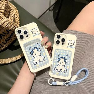 เคสโทรศัพท์ TPU ลายการ์ตูนสามตัวสุดสร้างสรรค์สำหรับ <span class=keywords><strong>iPhone</strong></span> <span class=keywords><strong>12</strong></span> 13 14 15 16 <span class=keywords><strong>PRO</strong></span> <span class=keywords><strong>MAX</strong></span> มีสายคล้องบัตร - Product Image 4