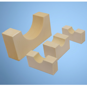 Support carré PUF pour tuyaux de 80 mm, support d'isolation robuste pour tuyaux, bloc de fixation pour tuyauterie industrielle, matériel pour isolation thermique - Product Image 1