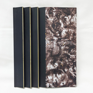 Panel de pared de PS al por mayor, Charcoal Bullfighter L Louvers, decorativo para interiores, 160 cm de ancho, rejillas de PS para pared - Product Image 1