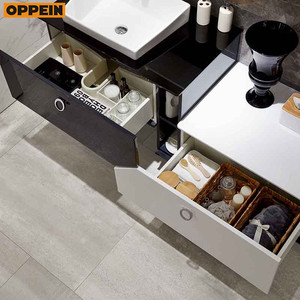 Oppein-encimera de piedra de cuarzo, diseño italiano, mueble de baño moderno - Product Image 2