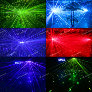 Laser à semi-conducteurs à état solide importé 2000mW pour ciel étoilé, étanche IP65, RGB 7 couleurs, Firefly DMX512, en alliage d'aluminium - Product Image 4