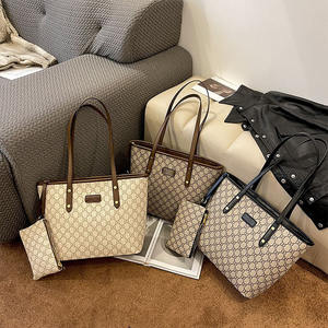 Venta al por Mayor Directa de Fábrica, Bolsos de Gran Capacidad para Mujer, Bolso de Hombro de Cuero para Mujer, Bolso Tote con Estampado de Moda - Product Image 1