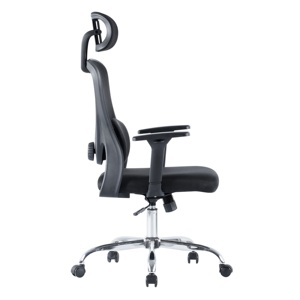 Silla de Oficina Ergonómica Moderna con Respaldo Alto y Reposacabezas, Diseño de Malla, Silla para Computadora con Soporte Lumbar - Product Image 3