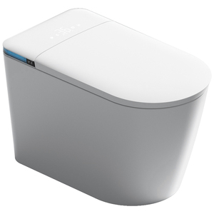 <span class=keywords><strong>WC</strong></span> Smart Monoblocco Moderno con Bidet Integrato, Serbatoio Incorporato, Nessun Limite di Pressione dell'Acqua, <span class=keywords><strong>Coperchio</strong></span> Automatico, Sciacquo con Sensore a Piede, Sedile Riscaldato e Asciugatore - Product Image 1