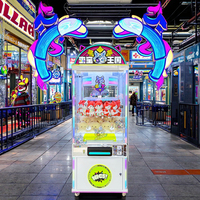 Machine de jeu d'arcade miniature à pince à monnaie, avec prix en cadeau, vente en gros, garantie 1 an