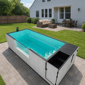 Piscine en fibre de verre, piscine souterraine, piscine de nage, acheter une piscine, piscine souterraine, piscine intérieure - Product Image 2