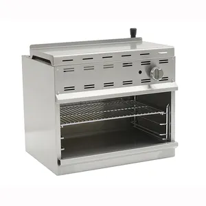 24 Inch Gas Commercial Infrared Salamander Grill with Three Rack Position For Restaurant RCM24