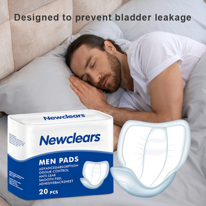 Almohadillas para Incontinencia de Alta Calidad, Desechables, Suaves, Cómodas, de Alta Absorción, para Hombre |   Newclears - Product Image 1