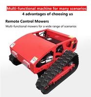 Mini robot tondeuse à gazon automatique télécommandé, cultivateur agricole à économie de main-d 'œuvre, veilleuse, machine à couper l'herbe à roulement