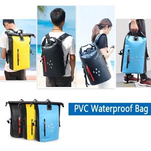 Mochila Impermeable Resistente con Cierre Enrollable y Bolsillo Frontal con Cremallera para Kayak, Camping, Pesca y Viajes - Product Image 5