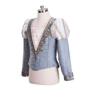 Personnalisable blanc <span class=keywords><strong>bulle</strong></span> manches <span class=keywords><strong>danse</strong></span> veste pour hommes professionnel <span class=keywords><strong>classique</strong></span> Ballet Prince scène tunique Performance ensemble enfants - Product Image 2