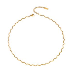Collar de Acero Inoxidable 316L con Baño de Oro Sólido de 14k, Resistente al Agua y al Deslustre, de 26 Pulgadas, para Mujer y Hombre - Product Image 4