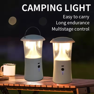 Nouvelle lanterne de camping portable rechargeable en tungstène à 12 LED avec 3 modes pour la randonnée en plein air, les tentes et les lampes suspendues - Product Image 2
