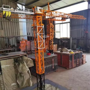 رافعة برجية نموذج محاكاة موقع ذكي معرض البناء التحكم عن بعد رافعة - Product Image 4