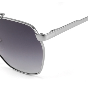 Gafas de Sol Estilo Piloto, Montura Completa Rectangular, Lentes Polarizadas, 100% Protección UV, Unisex, para Adultos, para Exteriores - Product Image 5