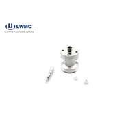 Soldadura hembra 4,3/10 R/A DIN para herramientas de montaje de conector rf recto Chapado en cable 141