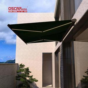 Auvents rétractables motorisés imperméables pour patio, jardin, balcon avec <span class=keywords><strong>tissu</strong></span> acrylique et design cassette intégrale - Product Image 1