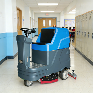 เครื่องขัดพื้นแบ<span class=keywords><strong>บน</strong></span>ั่งขับประสิทธิภาพสูง 3300 ตร.ม./ชม. เครื่องทำความสะอาดพื้นแบบใช้แบตเตอรี่สำหรับโรงงานและคลังสินค้า - Product Image 1