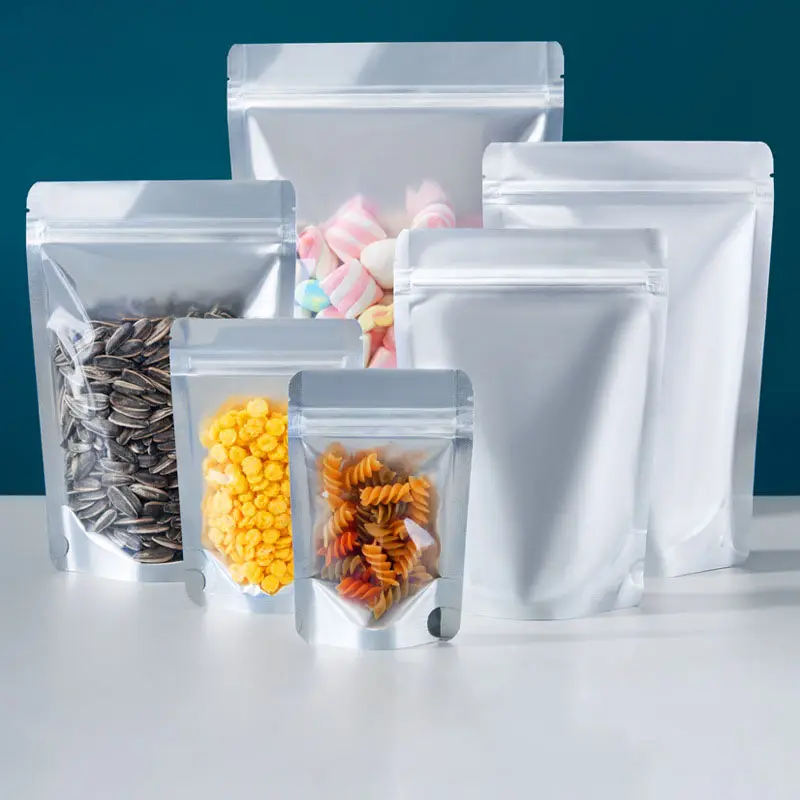 Многоразовый Пользовательский логотип водонепроницаемый мешок на молнии гайки Snac алюминиевая фольга Mylar пластиковая сумка на молнии стоячие Упаковочные пакеты для пищевых продуктов