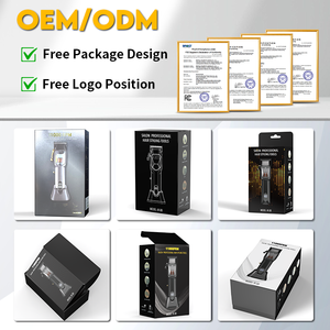 USB Sạc Chuyên Nghiệp 5 1 Tóc Điện Cho Tông Đơ Lá Máy Cạo Râu Thợ Cắt Tóc Tóc Máy Cắt Hộ Gia Đình Không Thấm Nước LCD - Product Image 4