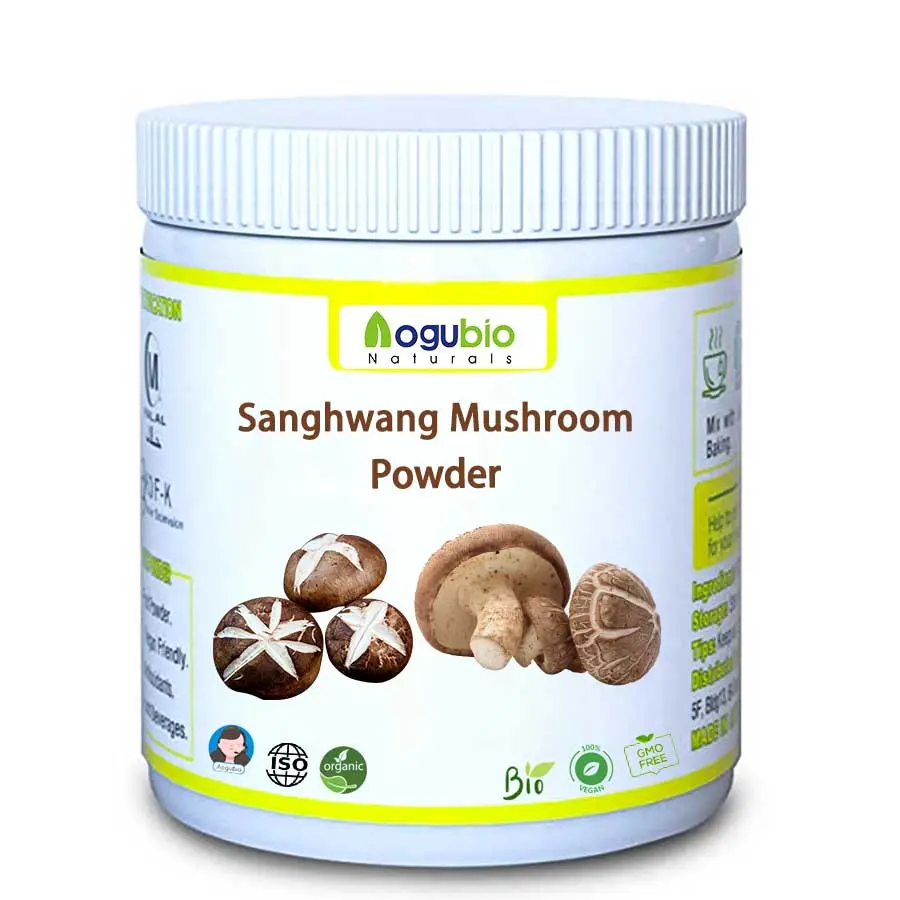 Aogubio Poudre d'extrait de champignon Shiitake Extrait de champignon Shiitake 40% Poudre de polysaccharide Poudre de champignon Shiitake biologique