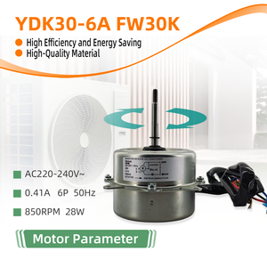 Ensemble de moteurs de ventilateur de <span class=keywords><strong>climatisation</strong></span> YDK30-6A FW30K 220-240V 50Hz pour unité de traitement d'air, pièces de rechange en gros - Product Image 1