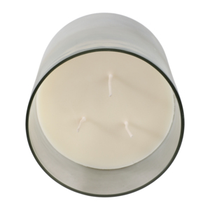 Candela Votiva Profumata al Gelsomino in Vetro Satinato a 3 Stoppini per Interni ed Esterni, Decorazione per la Casa - Product Image 6