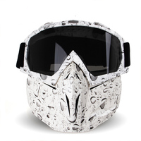 OBAOLAY H022 Lunettes de moto tout-terrain VTT Motocross Lunettes de soleil polarisées Cadre en TPU Coupe-vent Anti-poussière Anti-impact