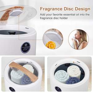 Chauffe-serviettes de spa personnalisable, haute qualité, grande capacité, chauffe-serviettes pour le <span class=keywords><strong>visage</strong></span>, idéal pour la salle de bain, cadeau idéal pour un ami - Product Image 4