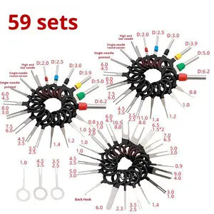 59 juegos 73 juegos Probador de batería Universal Terminal de coche Arnés de cableado Herramienta de desbloqueo - Product Image 2