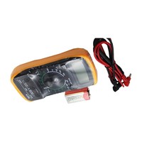 XL830L multimeter genggam digital, lampu belakang LCD portabel deteksi tegangan AC /DC