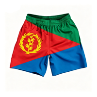 T-shirt avec motif du drapeau de l'Érythrée, vente en gros, personnalisable, décorations pour événements sportifs, accessoires pour supporters sur le thème du drapeau national