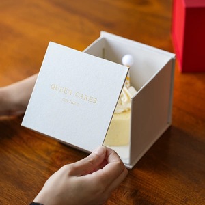 Boîte à dessert en papier Starlight haut de gamme pour gâteau individuel, mousse au <span class=keywords><strong>chocolat</strong></span>, boîte cadeau magnétique, boîte à bonbons, emballage - Product Image 5