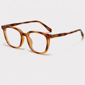 2026年ニューデザイン幾何学模様ユニセックスブルーライトカットメガネTR90スプリングヒンジリベットスクエア軽量眼鏡 - Product Image 6