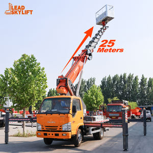 ISUZU 32m Diesel Brazo telescópico Cubo hidráulico Camión Boom Skylift Plataforma de trabajo aéreo Camiones de operación a gran altitud - Product Image 1