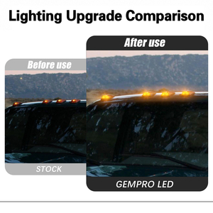 5 Luces LED Ámbar de Posición Superior para Camionetas Chevy/GMC C/K 1988-2002, Luces de Marcador de Cabina - Product Image 4