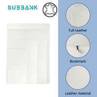Sous-banque de haute qualité A5 Sublimation Journal cahier couverture en cuir livraison gratuite depuis l'entrepôt américain comprend une feuille de papier Wang