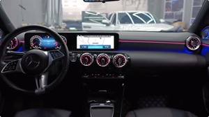 Luci LED Ambientali Intelligenti ZYCELA per Mercedes-Benz Classe A W177/V177 2019-2026, 12V 3-5W, Garanzia 1 Anno, Illuminazione Interna per Auto - Product Image 2