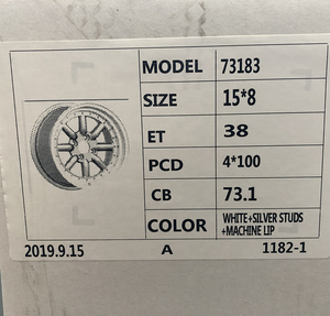 ออ<span class=keywords><strong>ก</strong></span>แบบใหม่ร้อนขาย Mag ล้อแม็<span class=keywords><strong>ก</strong></span>4หลุม<span class=keywords><strong>15</strong></span>นิ้ว<span class=keywords><strong>ขอบ</strong></span>อลูมิเนียม PCD 100 - Product Image 4