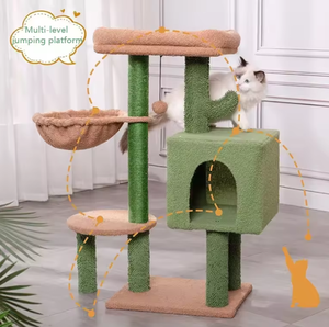 <span class=keywords><strong>Arbre</strong></span> à <span class=keywords><strong>chat</strong></span> mignon en forme de cactus pour chatons, griffoir pour chats d'intérieur, en bois écologique et sisal, petite tour verte pour <span class=keywords><strong>chat</strong></span> avec balles - Product Image 1
