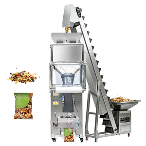 Machine d'emballage verticale automatique pour granulés : riz, haricots, céréales, arachides, noix, graines, aliments surgelés (formage, remplissage, scellage) - Product Image 1